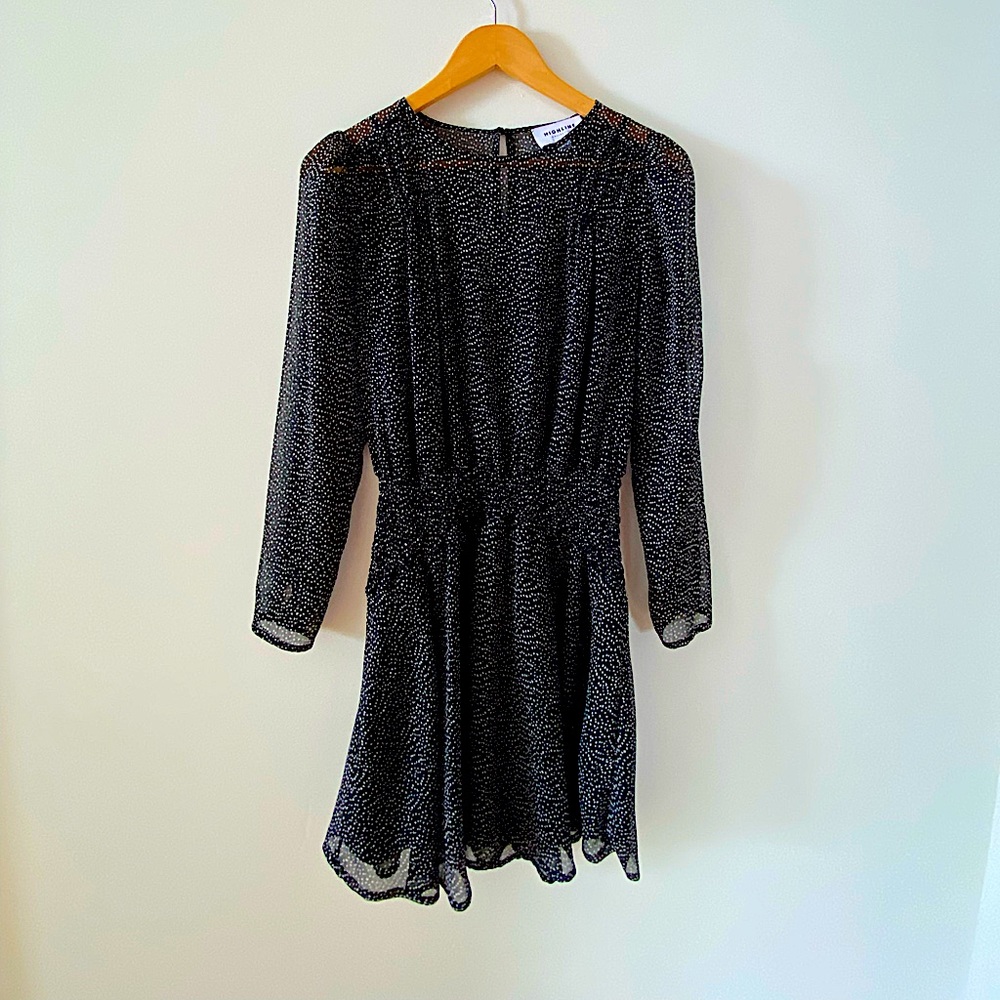Highline Collective Polka-dot Mini Dress ▪️▫️▪️